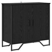 Sideboard Schwarz 78 x 35.5 x 74.5 cm Holzwerkstoff