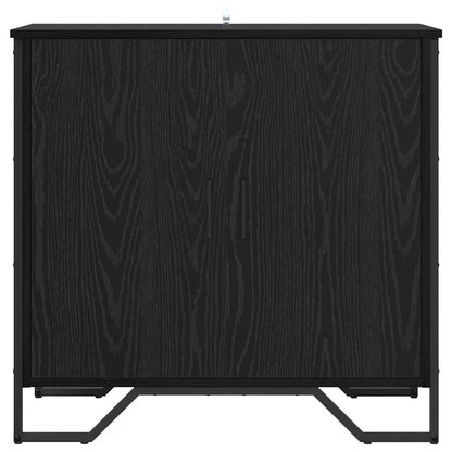 Sideboard Schwarz 78 x 35.5 x 74.5 cm Holzwerkstoff