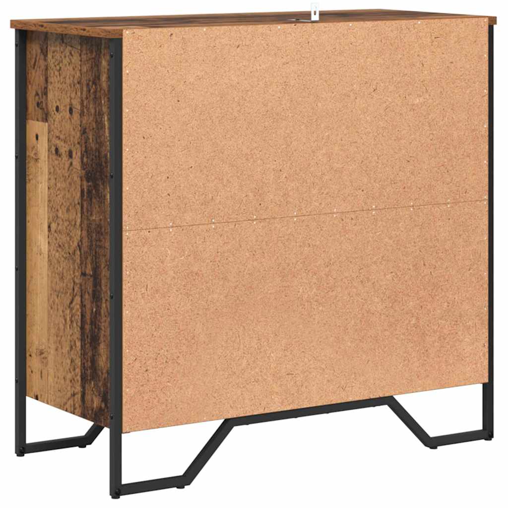 Sideboard Altholz 79.5 x 35.5 x 74.5 cm Holzwerkstoff