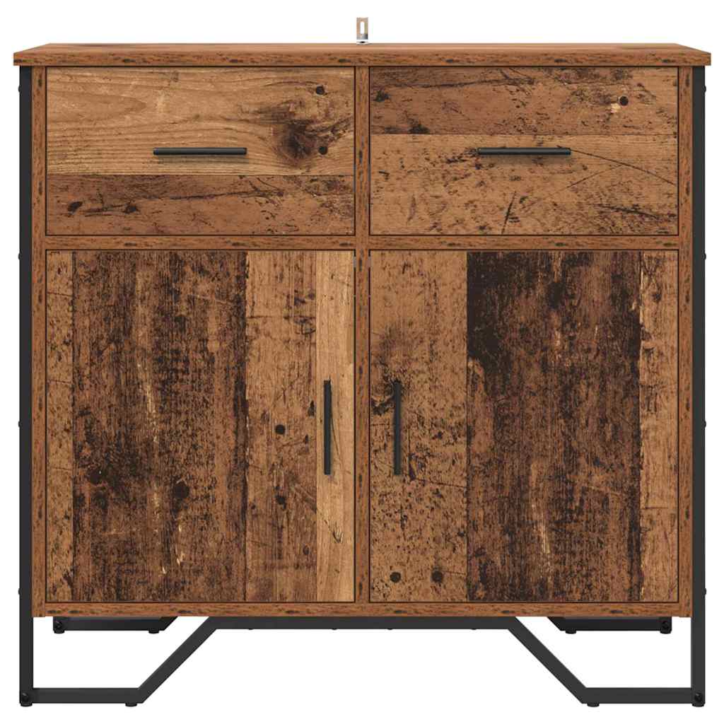 Sideboard Altholz 79.5 x 35.5 x 74.5 cm Holzwerkstoff