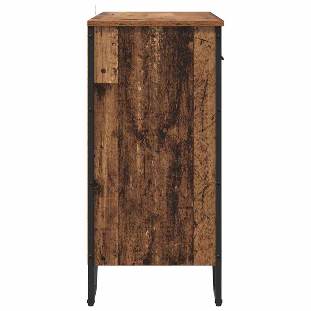 Sideboard Altholz 79.5 x 35.5 x 74.5 cm Holzwerkstoff
