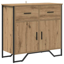 Sideboard Artisan-Eiche 79.5 x 35.5 x 74.5 cm Holzwerkstoff