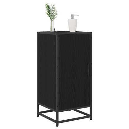 Sideboard Schwarz Eichen-Optik 35 x 35,5 x 76 cm Holzwerkstoff