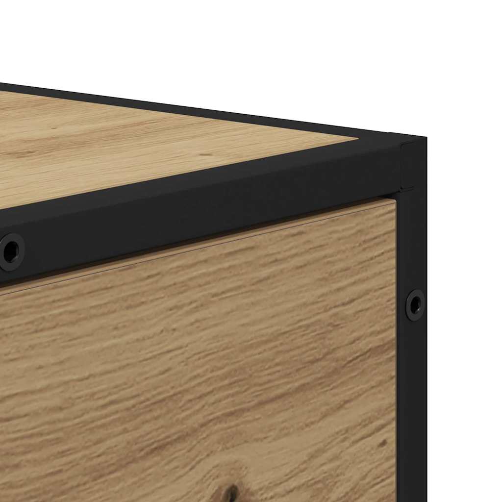 Sideboard Artisan-Eiche 35,5 x 35 x 76 cm Holzwerkstoff