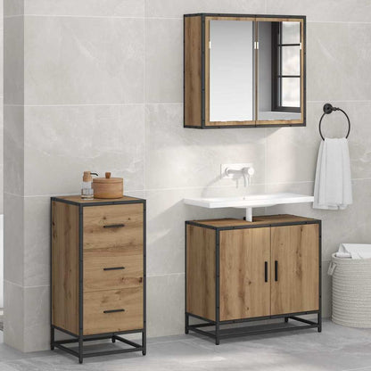 Sideboard Artisan-Eiche 35,5 x 35 x 76 cm Holzwerkstoff