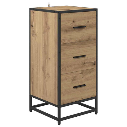 Sideboard Artisan-Eiche 35,5 x 35 x 76 cm Holzwerkstoff
