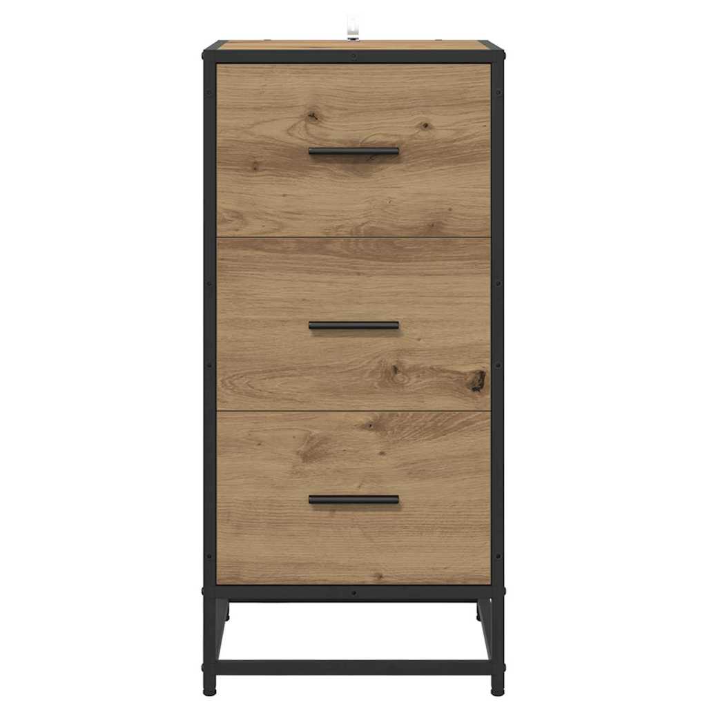 Sideboard Artisan-Eiche 35,5 x 35 x 76 cm Holzwerkstoff