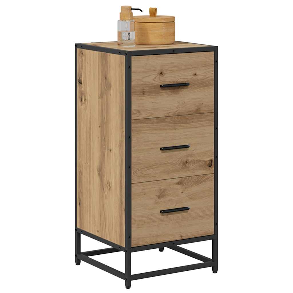 Sideboard Artisan-Eiche 35,5 x 35 x 76 cm Holzwerkstoff