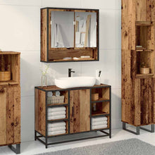 Badezimmer-Spiegelschrank Altholz 65 x 20 x 60 cm Holzwerkstoff