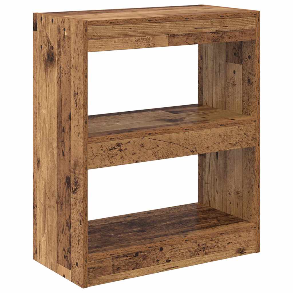 Bücherregal Altholz 60 x 30 x 72 cm Holzwerkstoff
