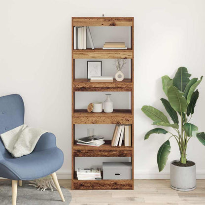 Bücherregal Altholz 60 x 30 x 166 cm Holzwerkstoff