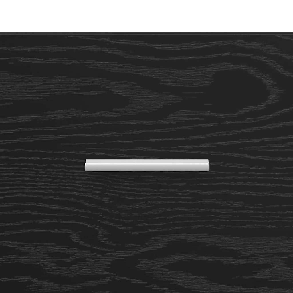 Couchtisch Schwarz Eichen-Optik 55 x 55 x 45 cm Holzwerkstoff