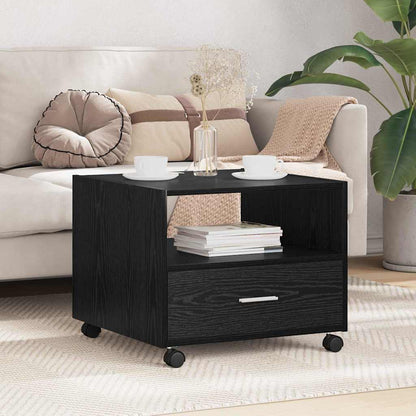 Couchtisch Schwarz Eichen-Optik 55 x 55 x 45 cm Holzwerkstoff