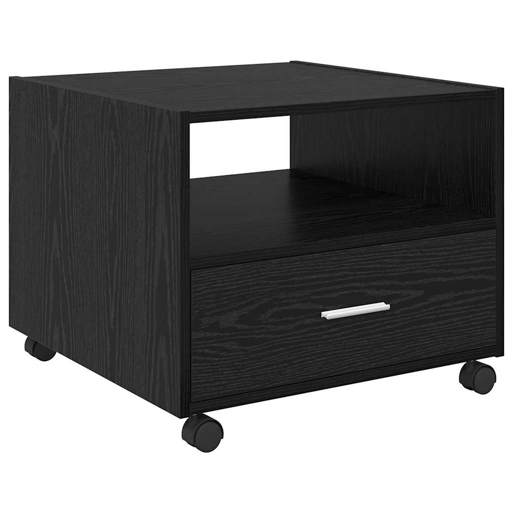 Couchtisch Schwarz Eichen-Optik 55 x 55 x 45 cm Holzwerkstoff