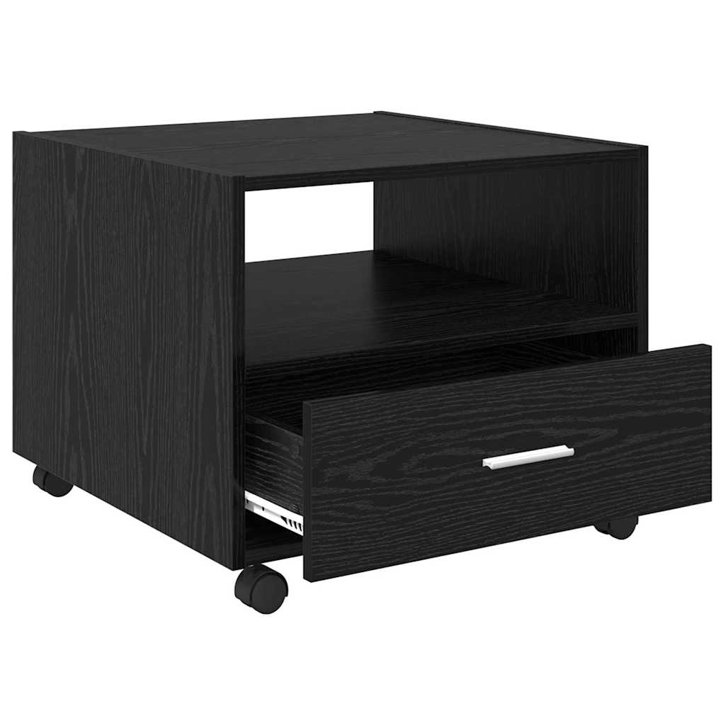 Couchtisch Schwarz Eichen-Optik 55 x 55 x 45 cm Holzwerkstoff