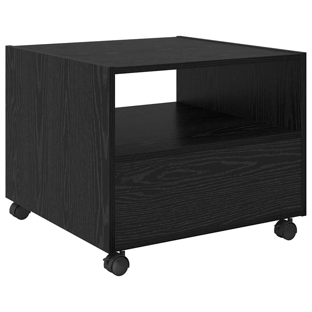 Couchtisch Schwarz Eichen-Optik 55 x 55 x 45 cm Holzwerkstoff