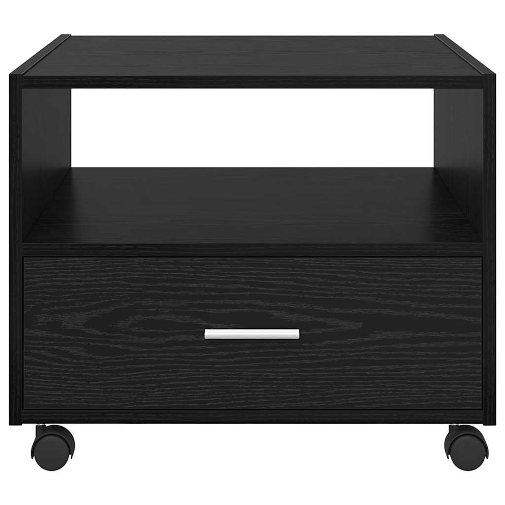 Couchtisch Schwarz Eichen-Optik 55 x 55 x 45 cm Holzwerkstoff