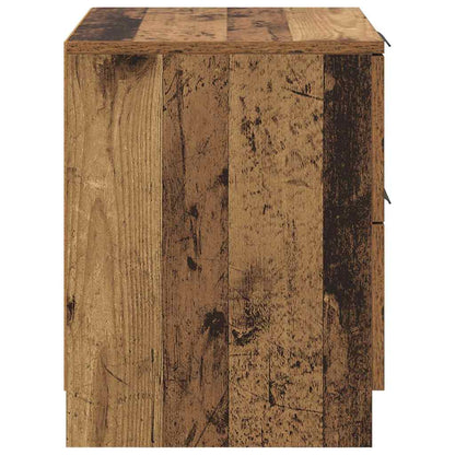 Nachttisch 2 pcs Altholz 45 x 39 x 50 cm Holzwerkstoff