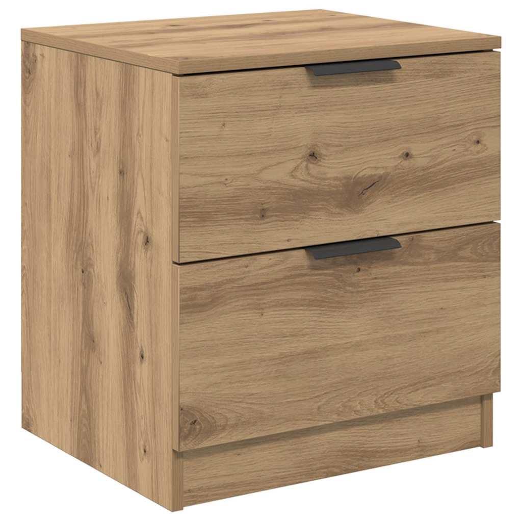 Nachttisch 2 pcs Artisan-Eiche 45 x 39 x 50 cm Holzwerkstoff
