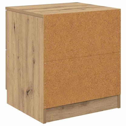 Nachttisch 2 pcs Artisan-Eiche 45 x 39 x 50 cm Holzwerkstoff