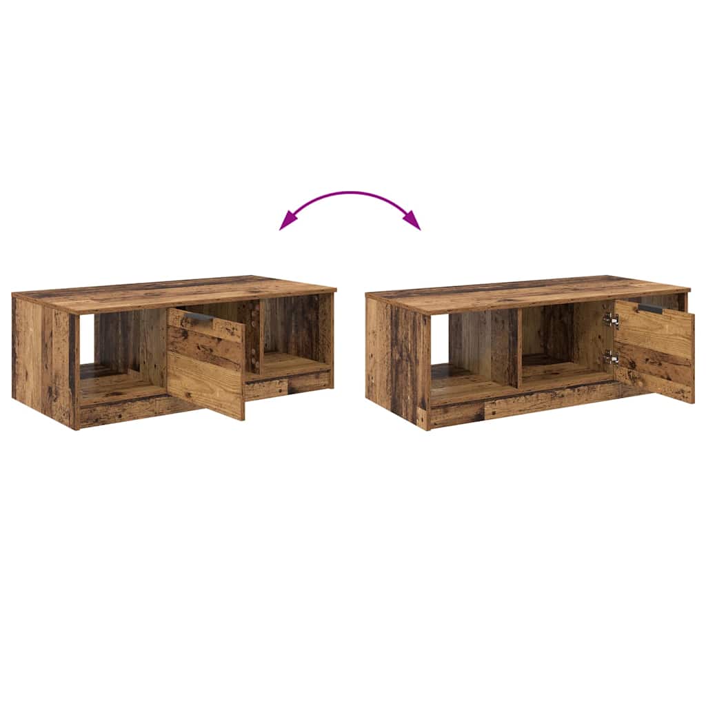 Couchtisch Altholz 100 x 50 x 36 cm Holzwerkstoff