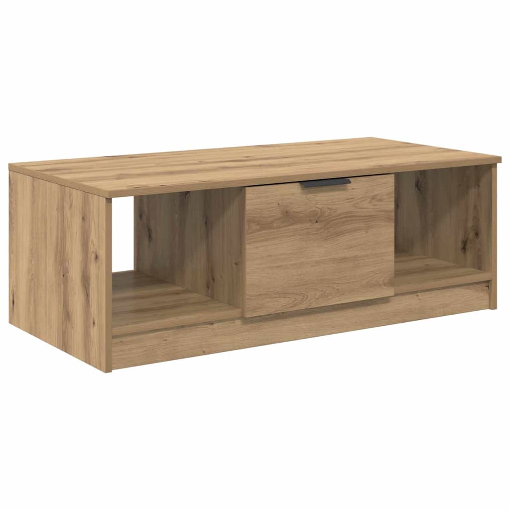 Couchtisch Artisan-Eiche 100 x 50 x 36 cm Holzwerkstoff