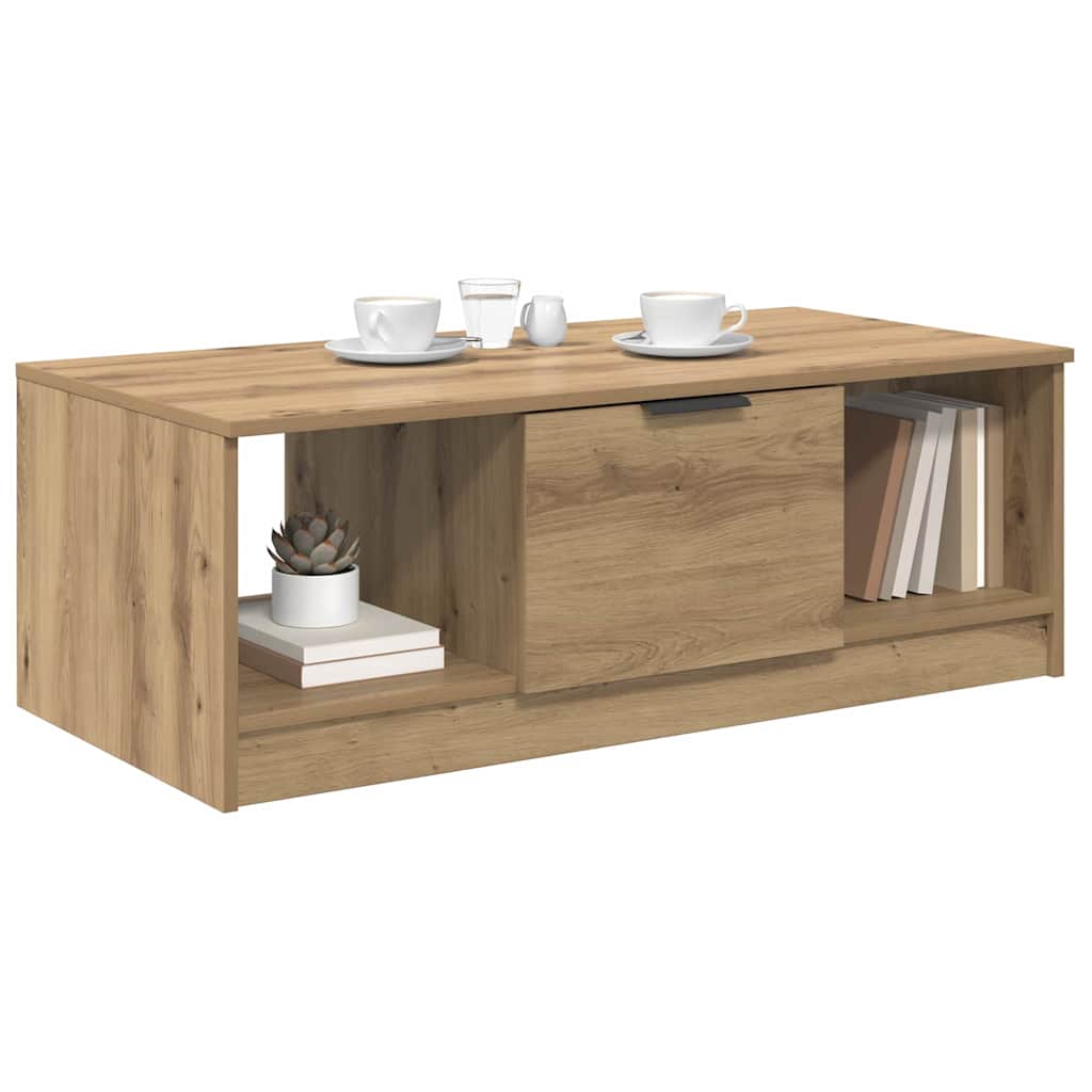 Couchtisch Artisan-Eiche 100 x 50 x 36 cm Holzwerkstoff