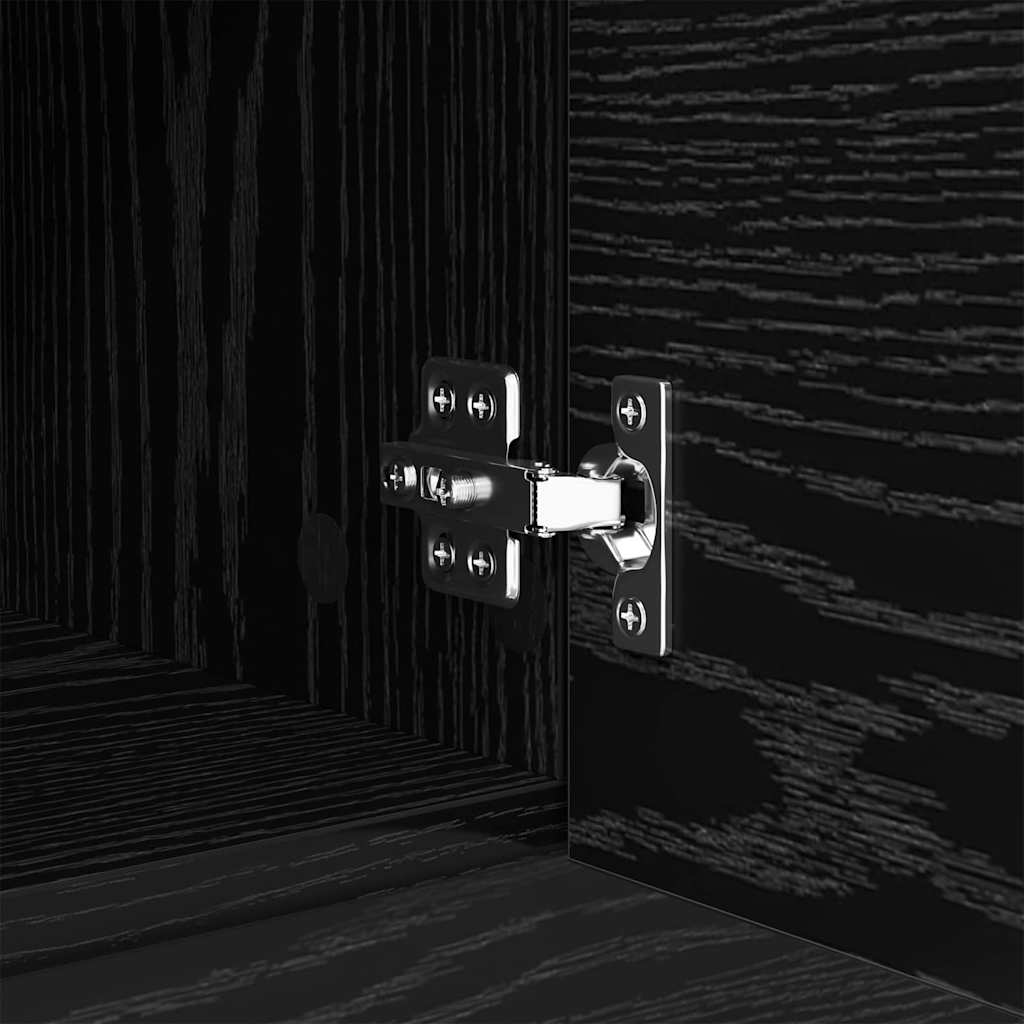 Couchtisch Schwarz Eichen-Optik 100 x 50 x 36 cm Holzwerkstoff