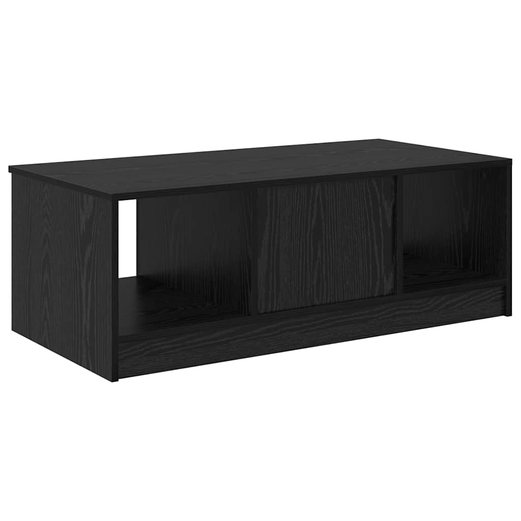 Couchtisch Schwarz Eichen-Optik 100 x 50 x 36 cm Holzwerkstoff