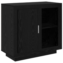 Sideboard Schwarz Eichen-Optik 40 x 80 x 75 cm Holzwerkstoff
