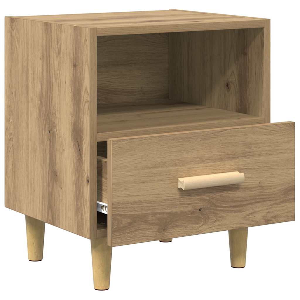Nachttisch 2 pcs Artisan-Eiche 40 x 35 x 47,5 cm Holzwerkstoff