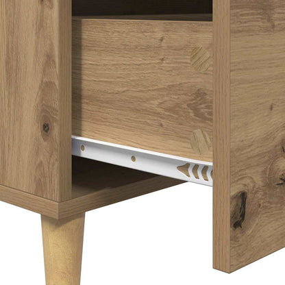 Sideboard Artisan-Eiche 34 x 69.5 x 90 cm Holzwerkstoff