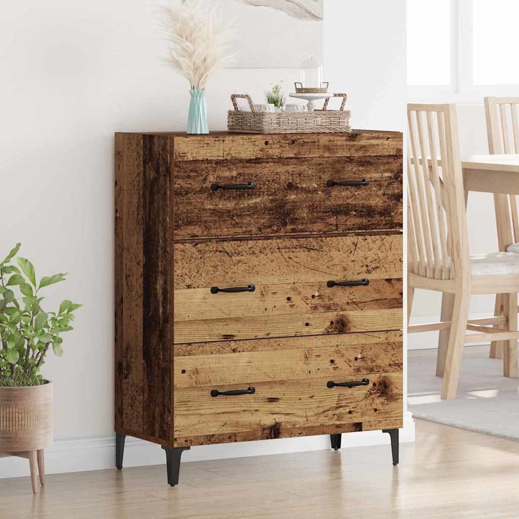 Sideboard Altholz 69.5 x 34 x 90 cm Holzwerkstoff