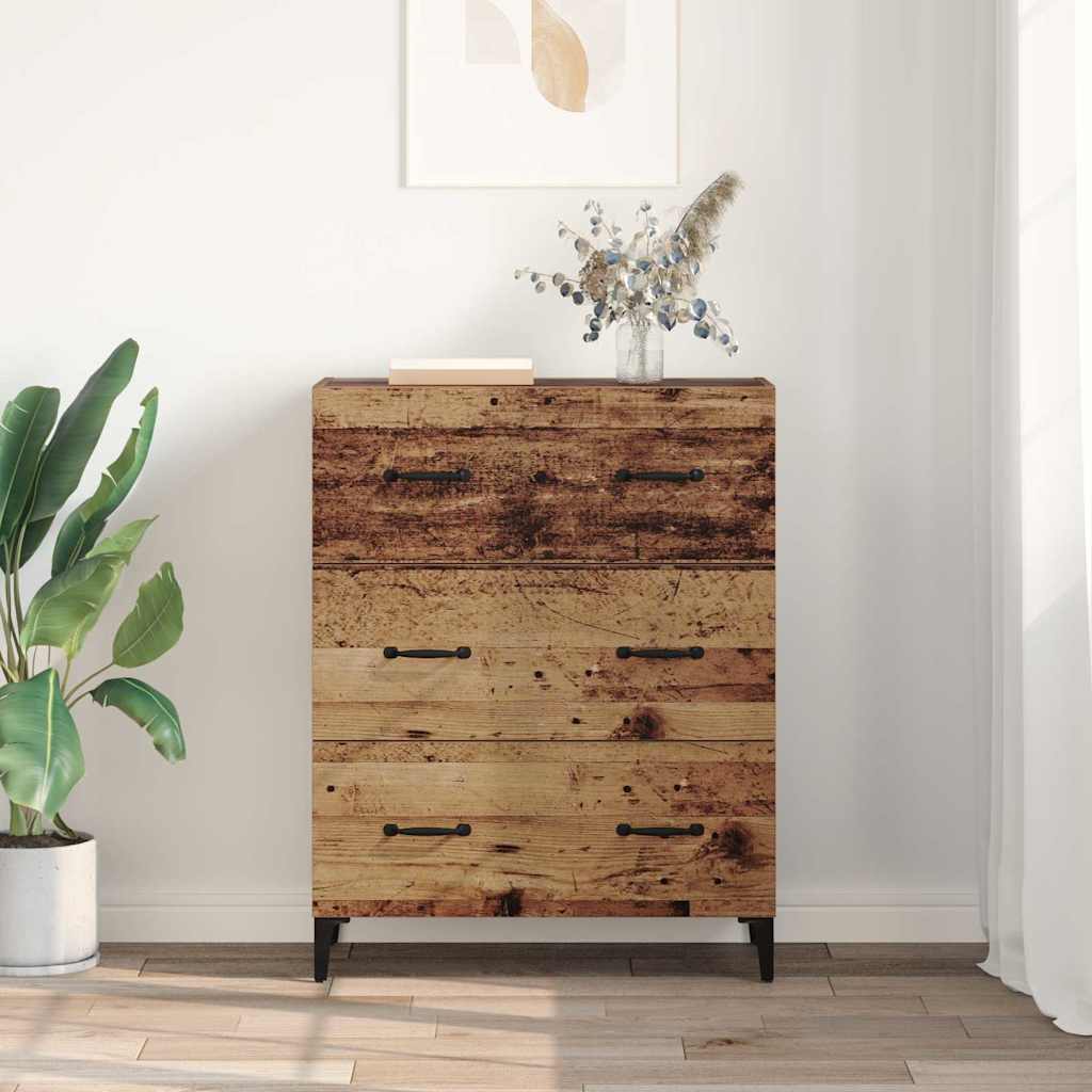 Sideboard Altholz 69.5 x 34 x 90 cm Holzwerkstoff