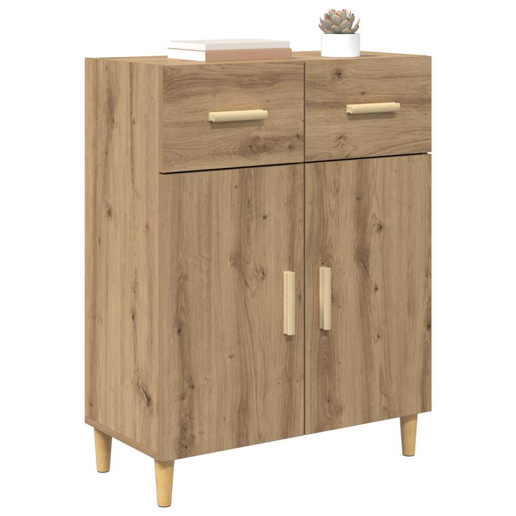 Sideboard Artisan-Eiche 34 x 69,5 x 89 cm Holzwerkstoff
