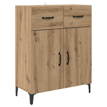 Sideboard Artisan-Eiche 34 x 69.5 x 90 cm Holzwerkstoff