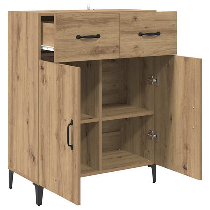 Sideboard Artisan-Eiche 34 x 69.5 x 90 cm Holzwerkstoff