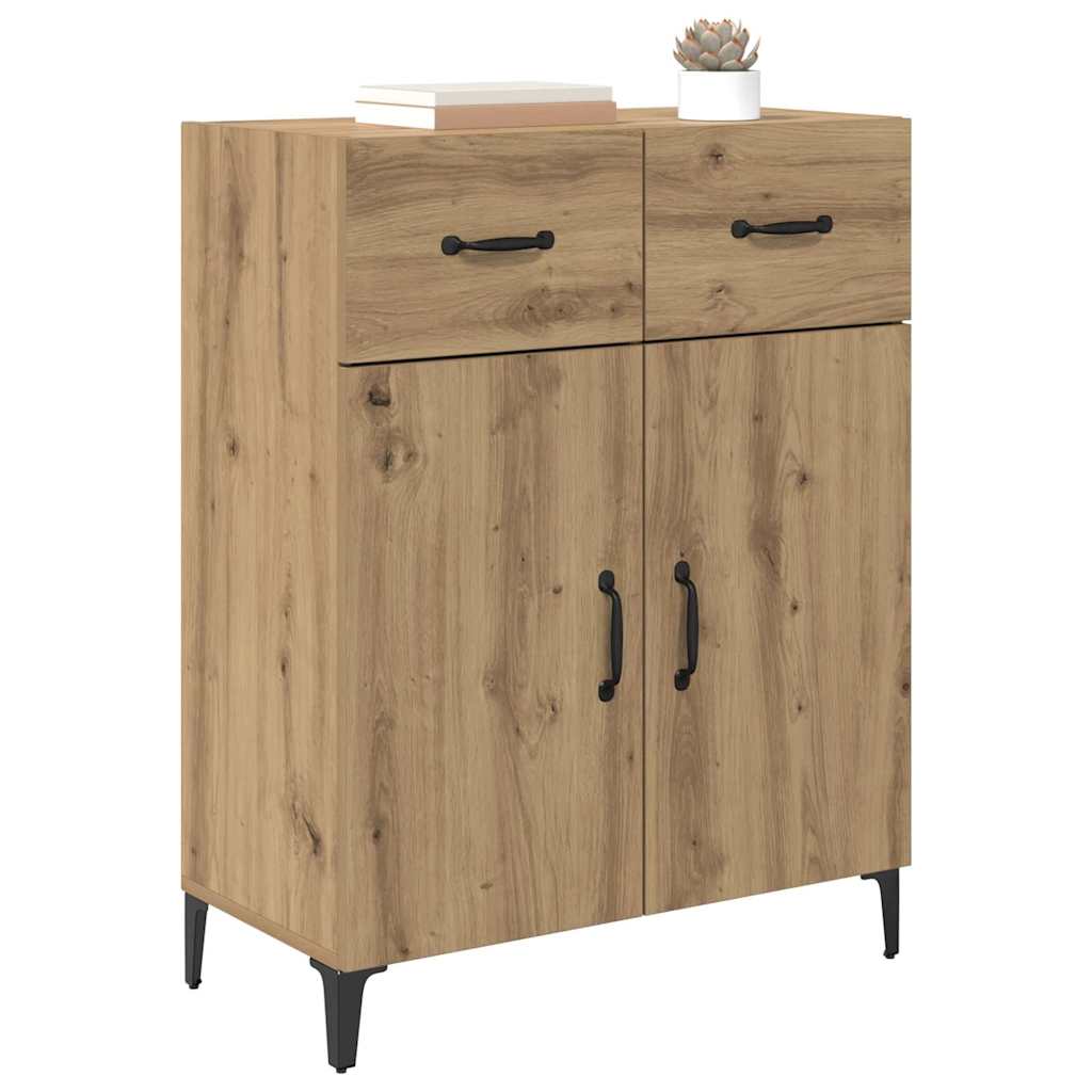 Sideboard Artisan-Eiche 34 x 69.5 x 90 cm Holzwerkstoff
