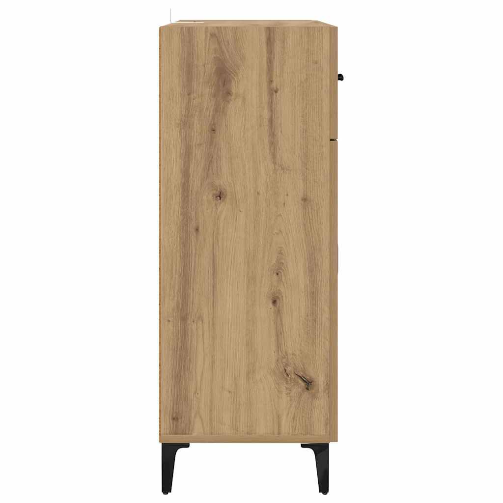 Sideboard Artisan-Eiche 34 x 69.5 x 90 cm Holzwerkstoff