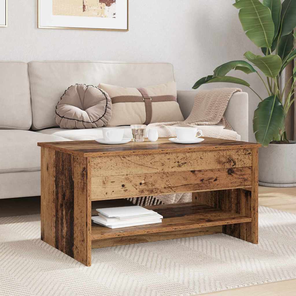 Couchtisch Altholz 80 x 50.5 x 41.5 cm Holzwerkstoff