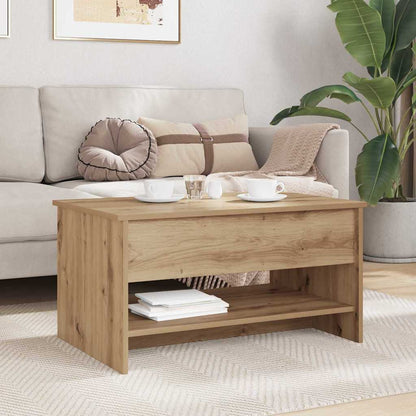 Couchtisch Artisan-Eiche 80 x 50.5 x 41.5 cm Holzwerkstoff