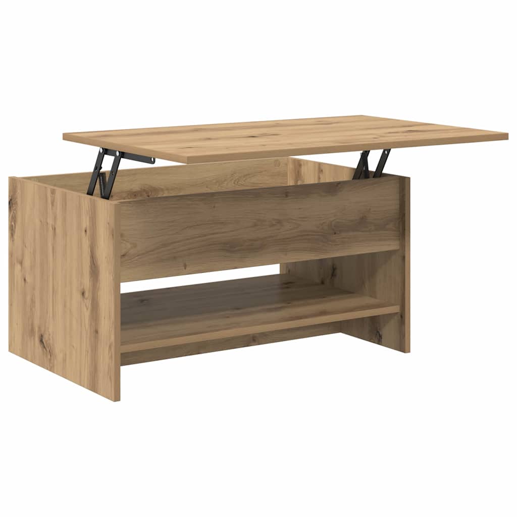 Couchtisch Artisan-Eiche 80 x 50.5 x 41.5 cm Holzwerkstoff