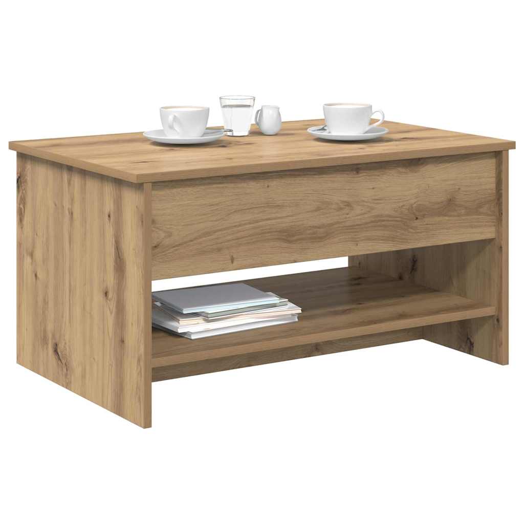 Couchtisch Artisan-Eiche 80 x 50.5 x 41.5 cm Holzwerkstoff