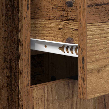 Sideboard mit Schubladen Altholz 60 x 30 x 70 cm Holzwerkstoff