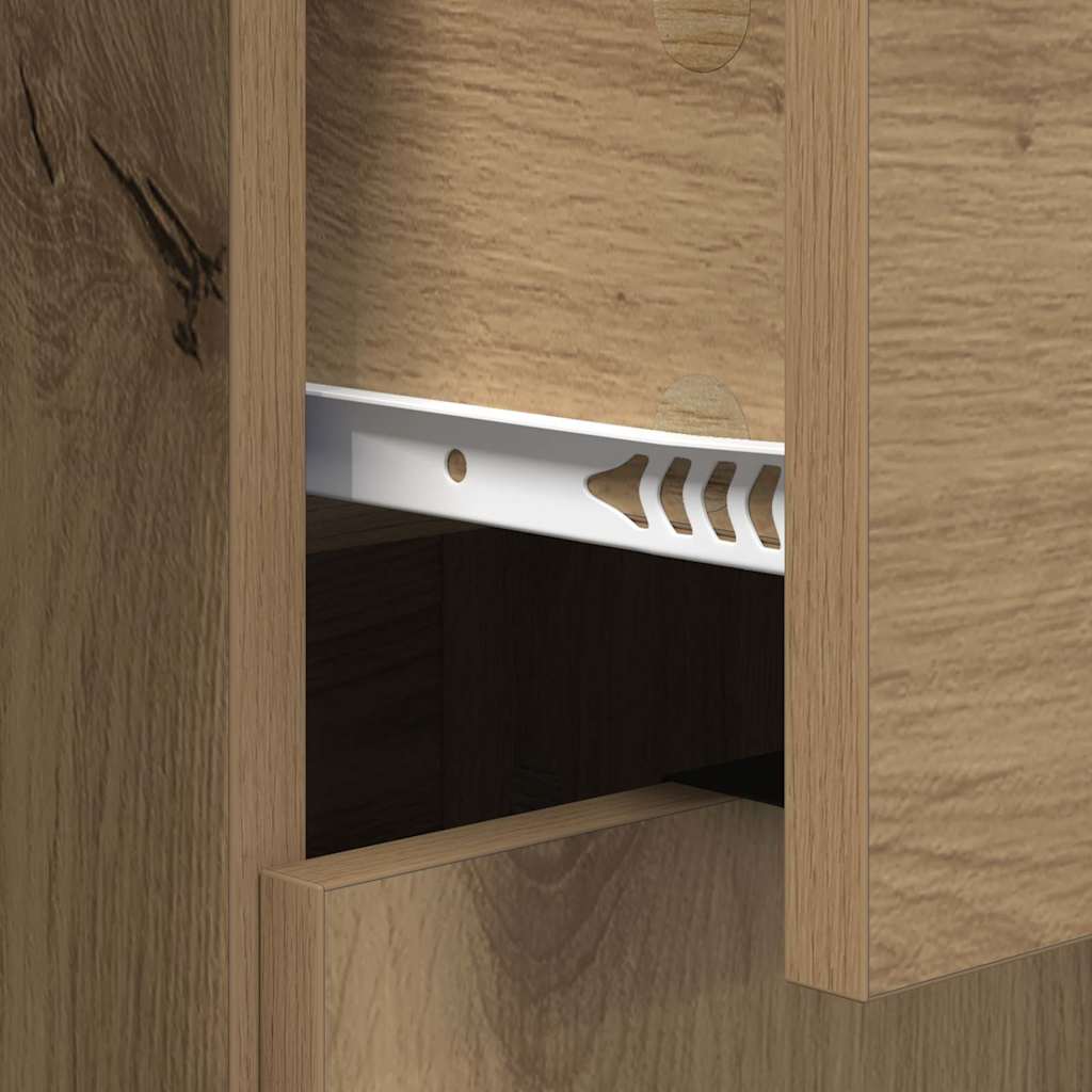 Sideboard Artisan-Eiche 60 x 30 x 70 cm Holzwerkstoff