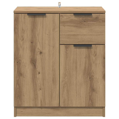 Sideboard Artisan-Eiche 60 x 30 x 70 cm Holzwerkstoff