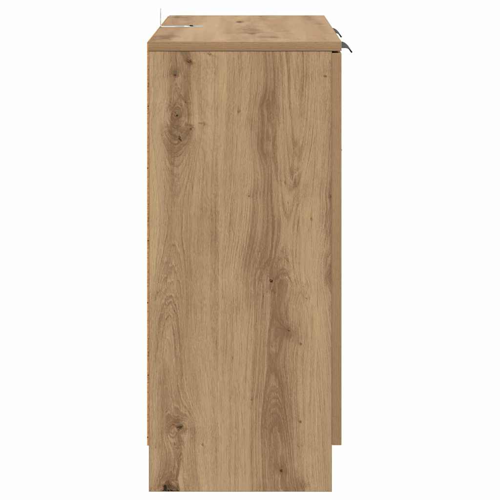 Sideboard Artisan-Eiche 60 x 30 x 70 cm Holzwerkstoff