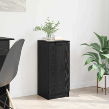 Sideboard Schwarz Eichen-Optik 30 x 30 x 70 cm Holzwerkstoff