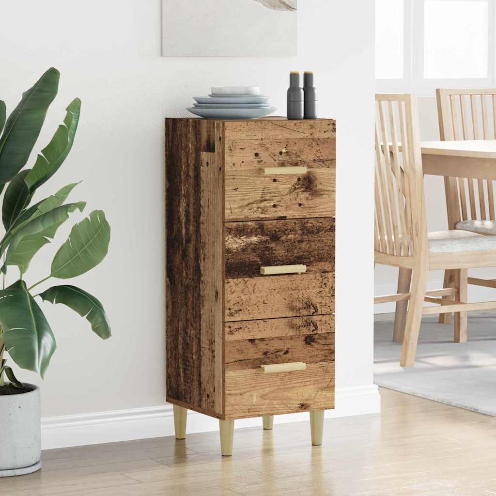 Sideboard Altholz 34,5 x 34 x 90 cm Holzwerkstoff