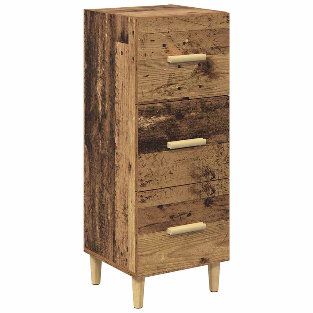 Sideboard Altholz 34,5 x 34 x 90 cm Holzwerkstoff